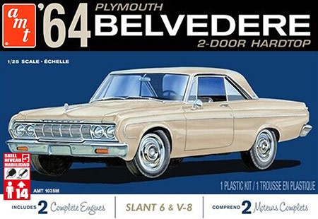 Plymouth Belvedere (w/Slant 6 Engine) 2T 1964 - 1/25