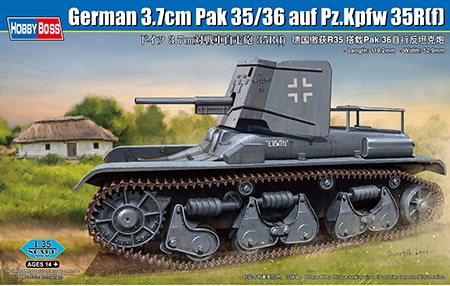 German 3.7cm Pak 35/36 auf Pz.Kpfw 35R(f) - 1/35