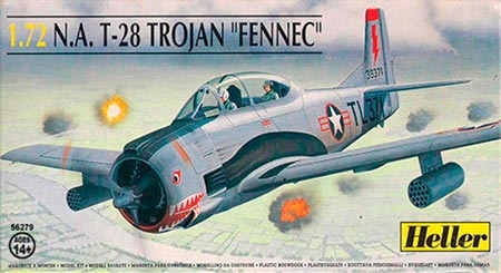 North American T-28 Fennec/Trojan - 1/72