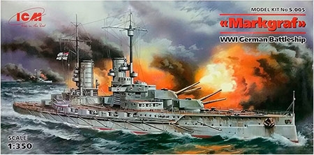 Couraçado Markgraf - German Battleship WWI - 1/350