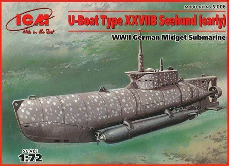 U-Boot Type XXVII Seehund early - 1/72
