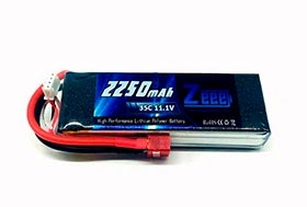 3S Bateria de LiPo 11,1V 2250mAh 35C soft case com plugue XT60
