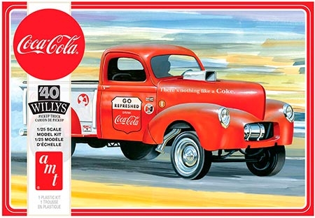 Willys Pickup Gasser (Coca-Cola) 2T 1940 - 1/25