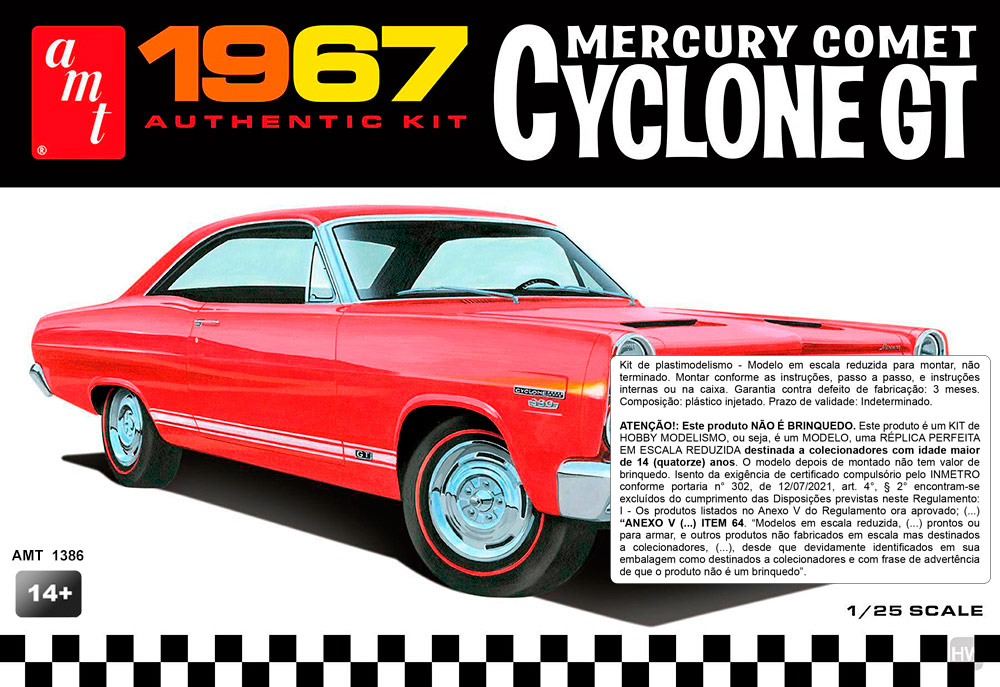 1/25 1967 Mercury Cyclone GT 