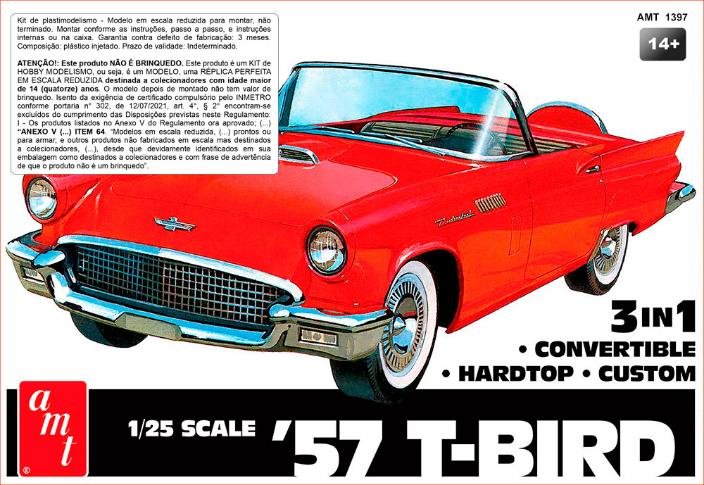1/25 1957 Ford Thunderbird 