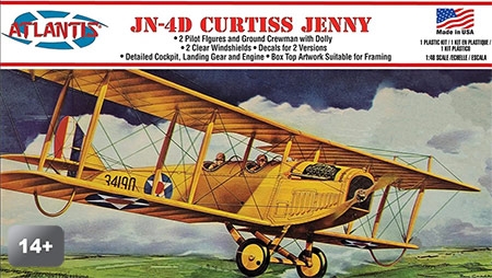 Curtiss Jenny JN-4 Airplane - 1/48
