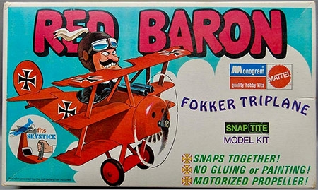 Red Baron Fokker Triplane (snap together)