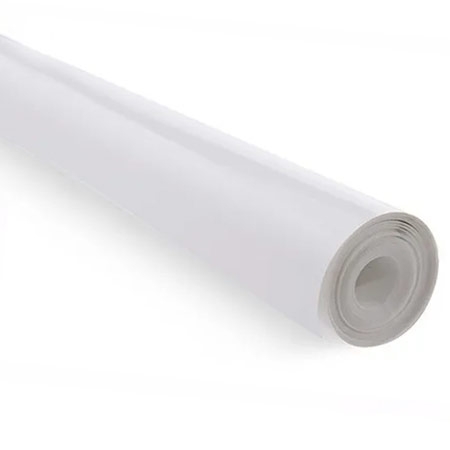Plástico termoadesivo Chinakote  - (1,0 m de larg. - Mín. de 2,0 de compr.) - Branco