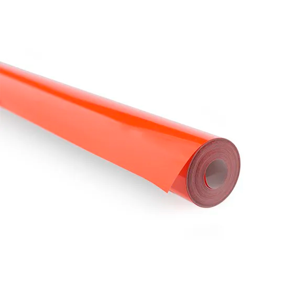 Plástico termoadesivo Chinakote - 64 cm larg. - PEDIDO MINIMO de 2,0 METROS - Orange