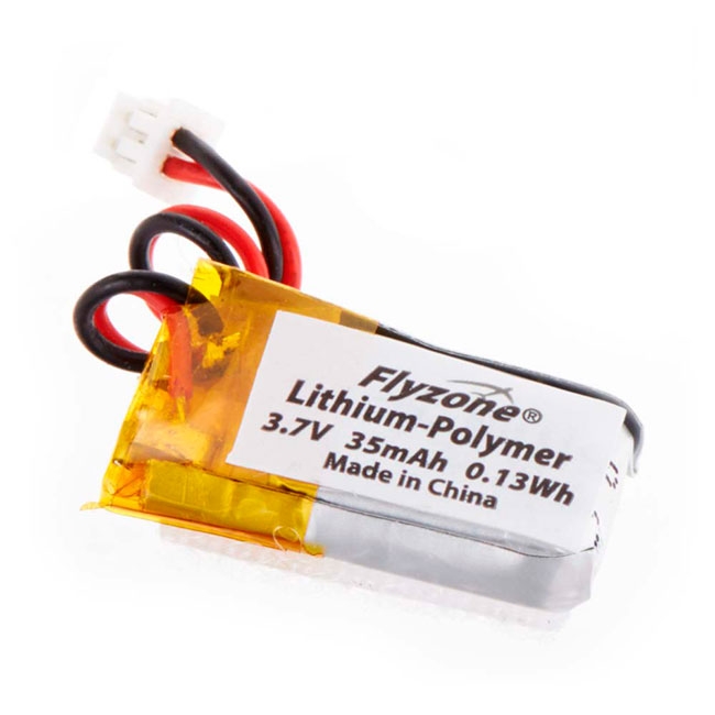 Bateria de LiPo 1S de 3,7V 35mAh para Flyzone INUM Micro Ultralite