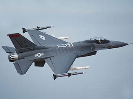 F-16 - 70 mm EDF (Cinza) PNP D.E. - Com motor EDF e servos