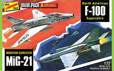Vietnan Era Fighters - F-100 e MiG 21 - 1/72 - NOVIDADE!