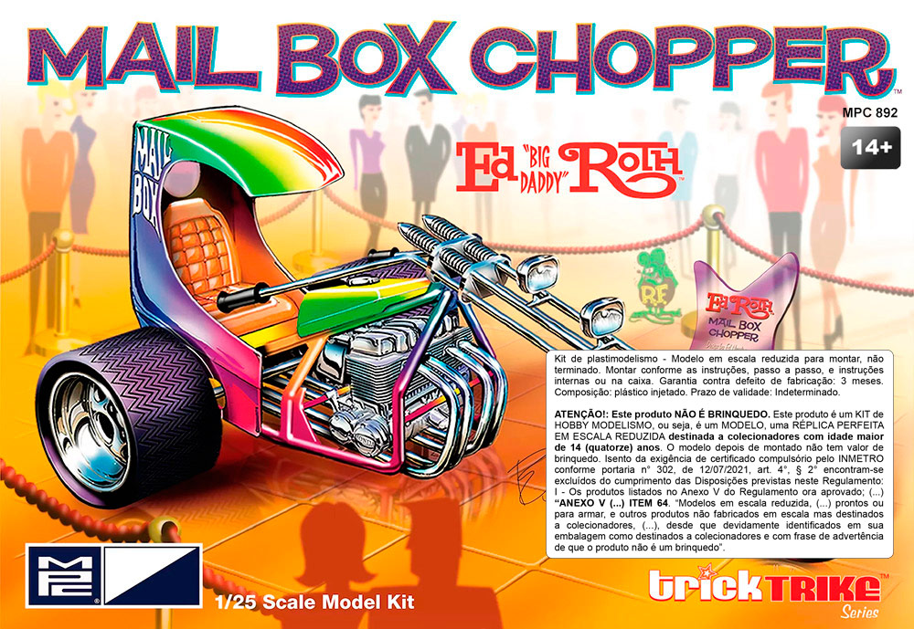 1/25 Ed Roth's Mail Box Clipper (Trick Trikes Series)  