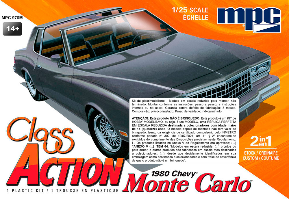 1/25 1980 Chevy Monte Carlo Class Action 2T 