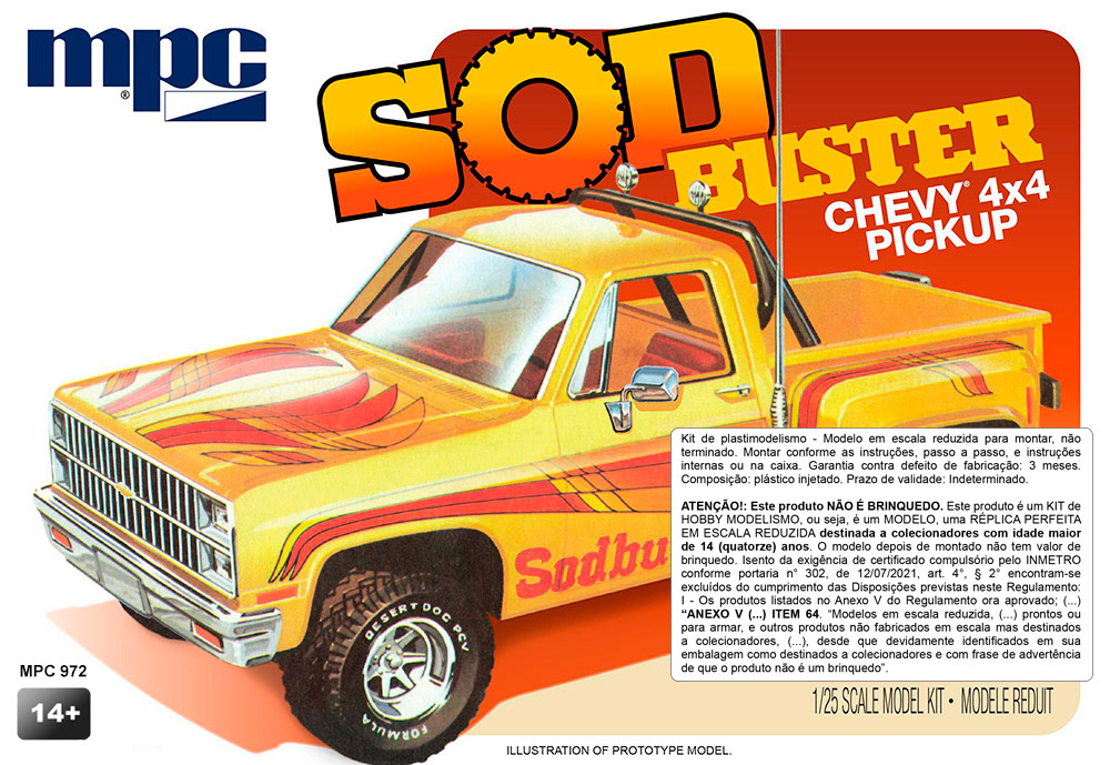 1/25 1981 Chevy Stepside Pickup Sod Buster  