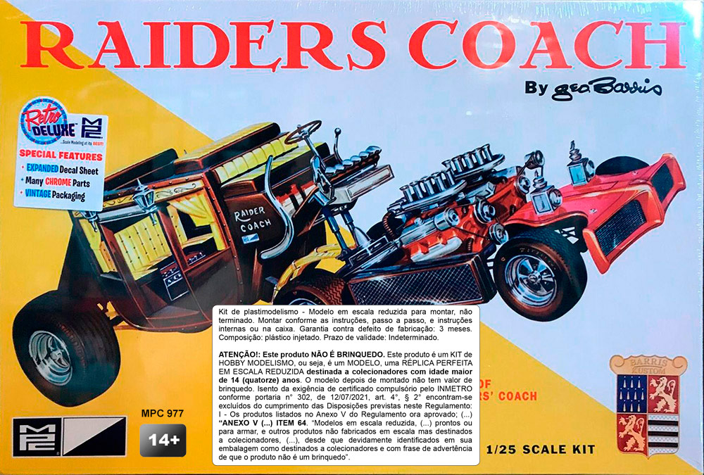 1/25 George Barris Raiders Coach  