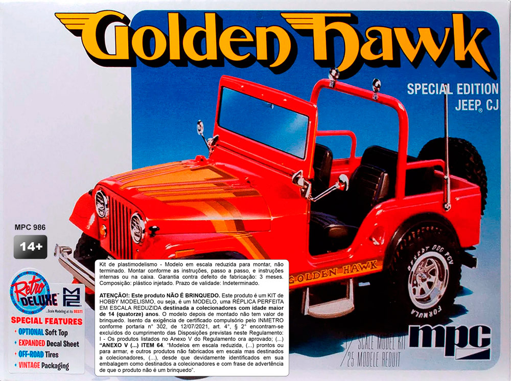 1981 Jeep CJ5 Golden Hawk - 1/25 