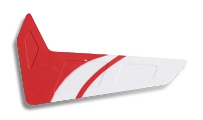 Leme (tail set) de helicóptero Solo PRO 328 - Vermelho