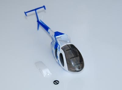 Cabine de helicóptero Bravo III - Azul
