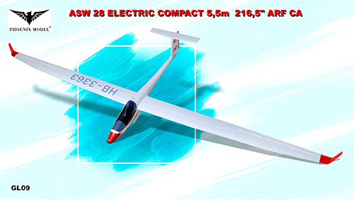 GL09 - ASW 28 Electric Compact 5,5m 216,5pol ARF CARBON