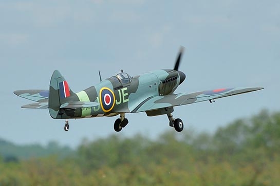 Spitfire 50-61cc ARF - Escala 1/4,75 - Elétrico e combustão