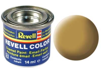 Tinta Revell para plastimodelismo - Esmalte sintético - Areia fosco - 14ml