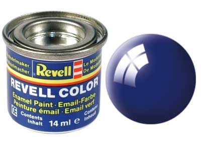 Tinta Revell para plastimodelismo - Esmalte sintético - Azul ultramarino (azulão) - 14ml