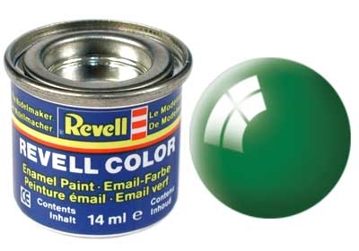 Tinta Revell para plastimodelismo - Esmalte sintético - Verde esmeralda - 14ml