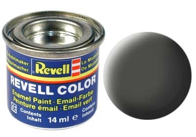 Tinta Revell para plastimodelismo - Esmalte sintético - Verde bronze fosco - 14ml