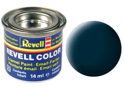 Tinta Revell para plastimodelismo - Esmalte sintético - Cinza granito fosco - 14ml