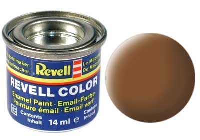Tinta Revell para plastimodelismo - Esmalte sintético - Terra escuro - 14ml