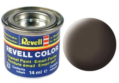 Tinta Revell para plastimodelismo - Esmalte sintético - Marrom couro - 14ml