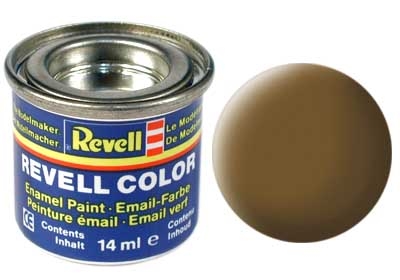 Tinta Revell para plastimodelismo - Esmalte sintético - Marrom terra fosco - 14ml