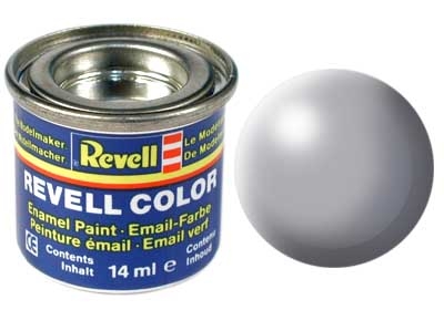 Tinta Revell para plastimodelismo - Esmalte sintético - Cinza seda - 14ml