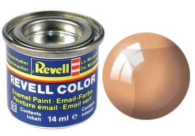 Tinta Revell para plastimodelismo - Esmalte sintético - Laranja transparente - 14ml