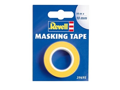 Fita semiadesiva para máscara de pintura (Masking Tape) - 10mm