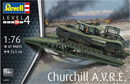 Model Set Churchill A.V.R.E. - 1/76