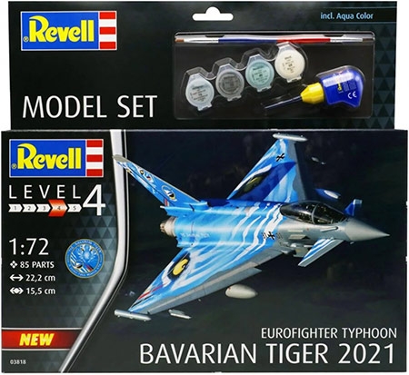 Model Set Eurofighter Typhoon Bavarian Tiger 2021 - 1/72