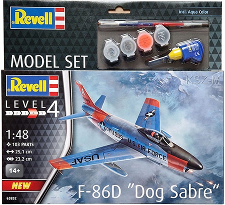 Model Set F-86D Dog Sabre - 1/48
