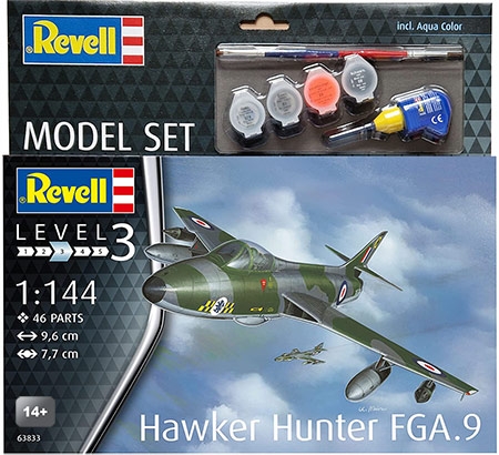 Model Set Hawker Hunter FGA.9 - 1/144