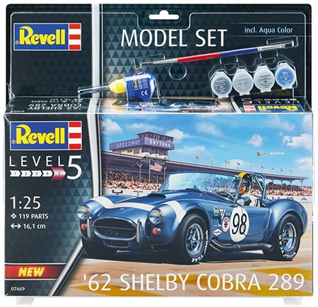 Model Set Shelby 1962 Cobra 289 - 1/25 - NOVIDADE!