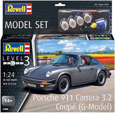Model Set Porsche 911 Carrera 3.2 Coupê (G-Model) - 1/24