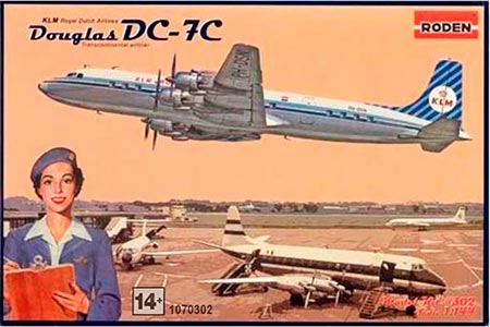 Douglas DC-7C Royal Dutch Airlines (KLM) - 1/144