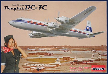 DC-7C Japan Air Lines - 1/144