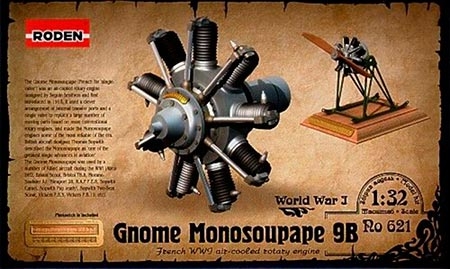 Motor Gnome Monosoupape 100 h.p. - 1/32