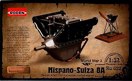 Motor Hispano Suiza 8A 150 h.p. - 1/32
