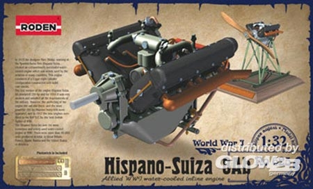 Motor Hispano-Suiza 8Ab - 1/32
