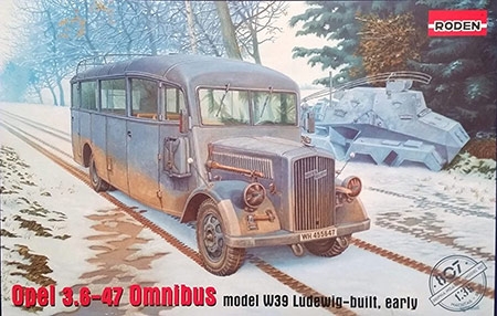 Opel Blitz 3.6-47 Omnibus model W39 Lude - 1/35
