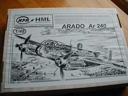 Arado Ar 240 - 1/48 - Kit em RESINA - Super Detalhado