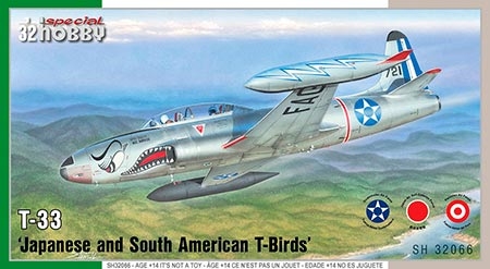 T-33 Japanese and South American T-Birds - 1/32